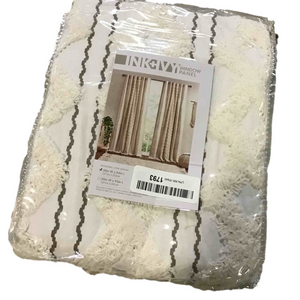 Ink & Ivy Imani cotton single panel curtain 50x84 NWT